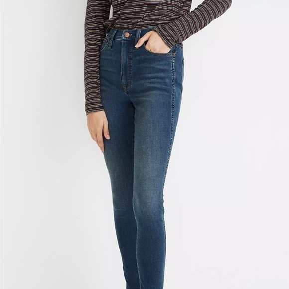 NWT Madewell 10" High-Rise Roadtripper Supersoft Jeans in Playford Wash - Picture 14 of 14